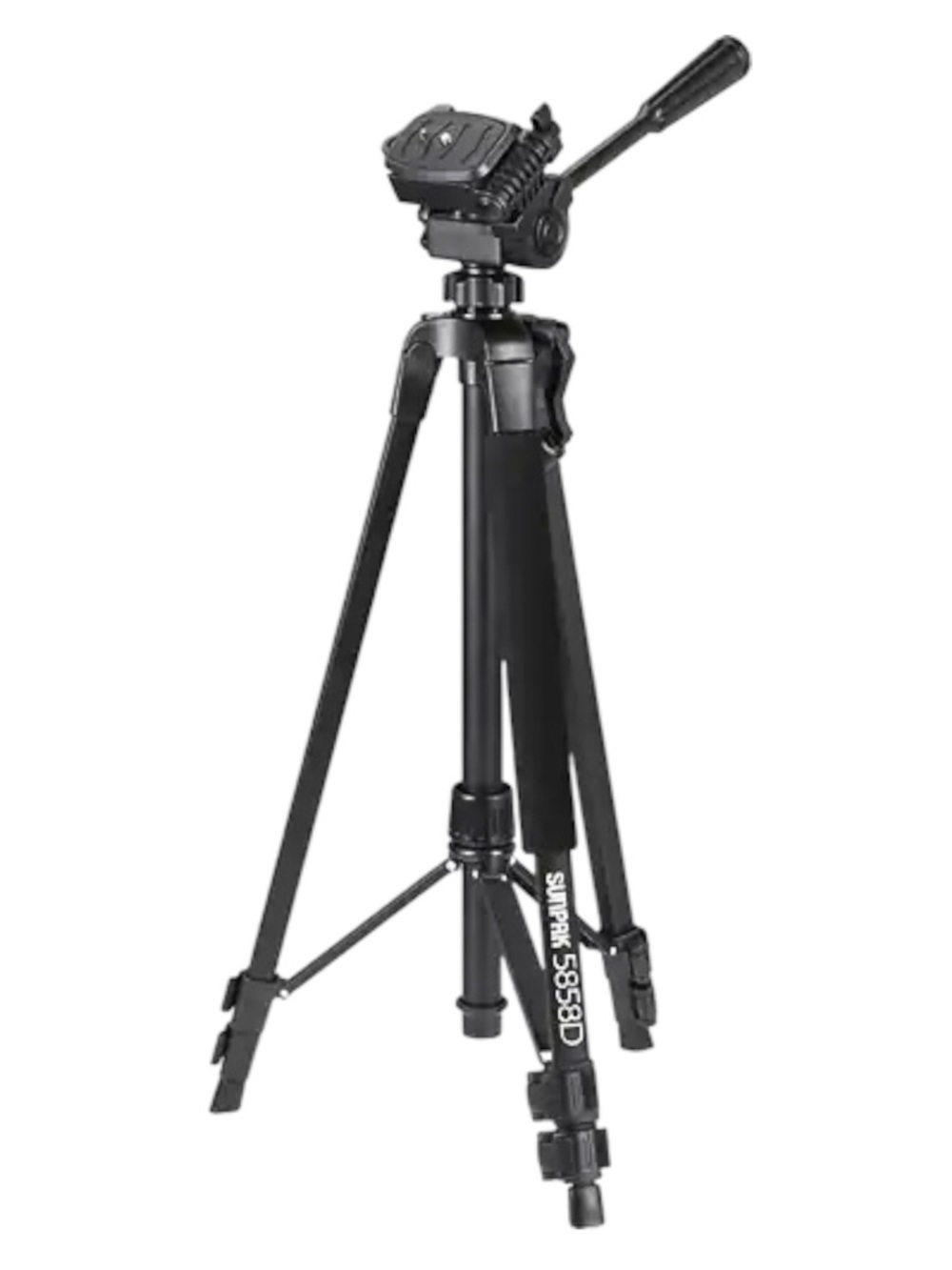 Sunpak 5858DLX Aluminum Tripod Black